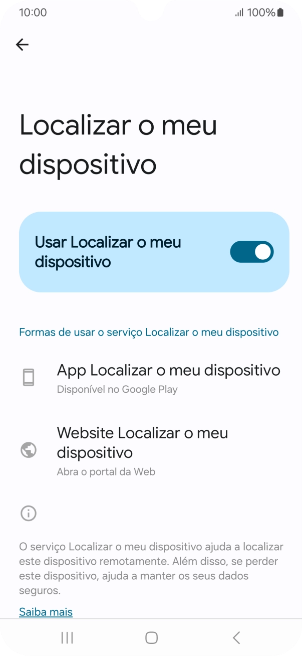 Prima a tecla de início para terminar e voltar ao ecrã inicial.