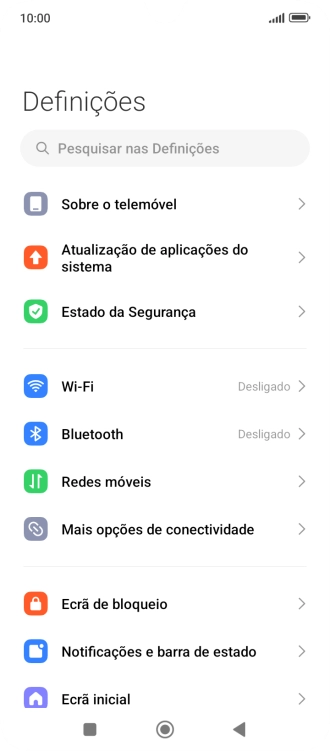 Prima Sobre o telemóvel.