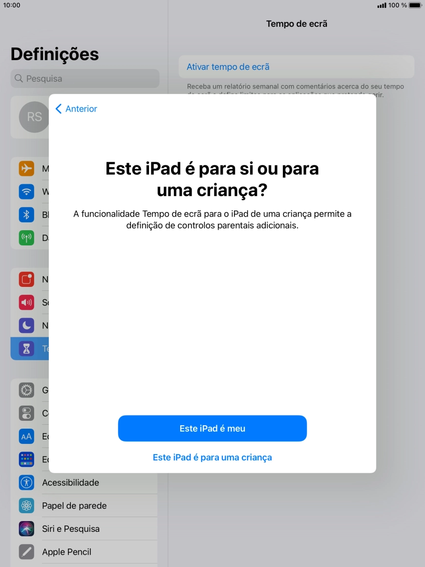Prima Este iPad é meu.