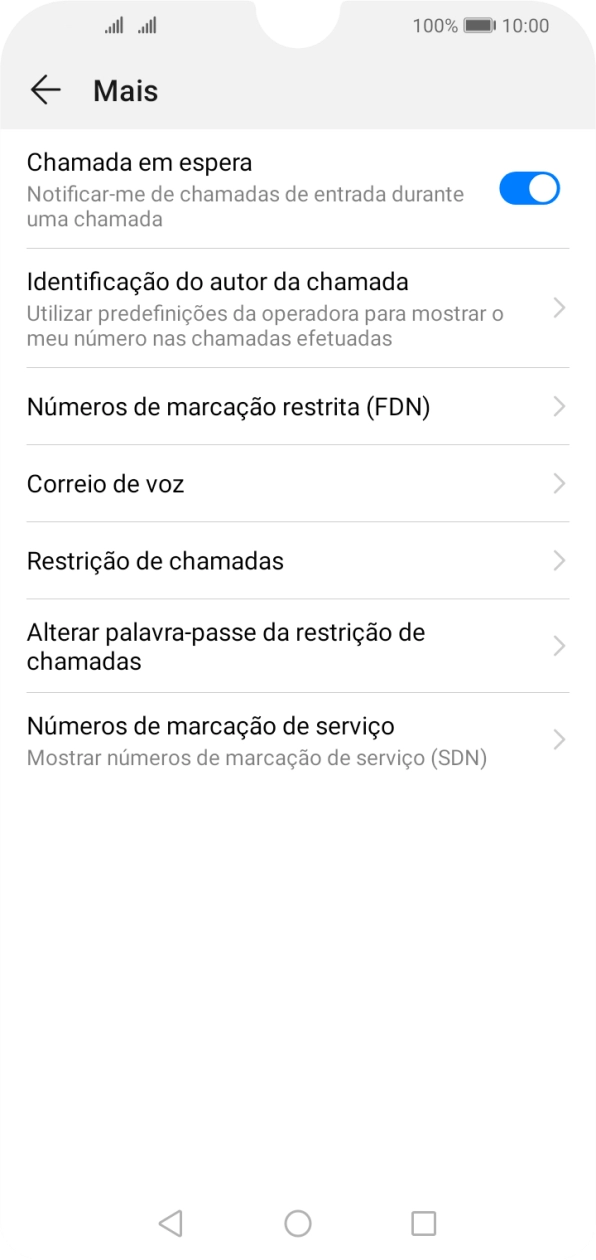 Prima Correio de voz.