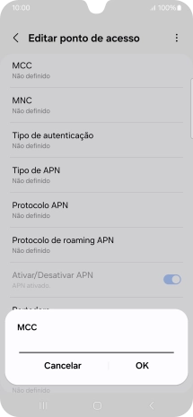 Introduza 268 e prima OK.