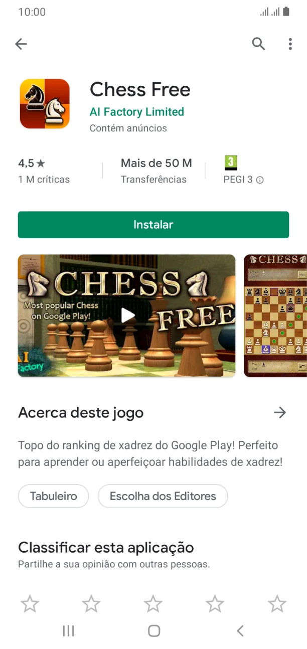 Prima Instalar e siga as indicações no ecrã para instalar a app.