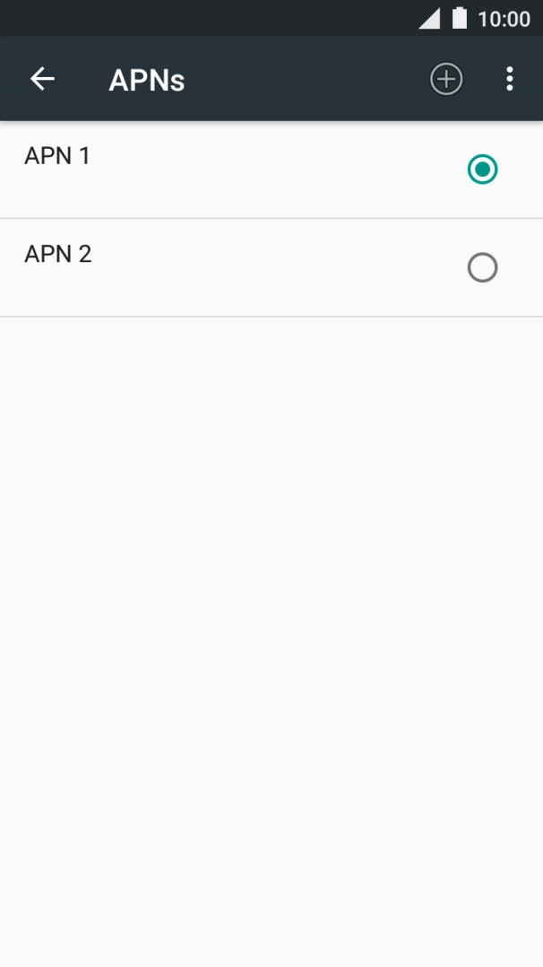 Prima o campo junto à ligação de dados para a ativar.