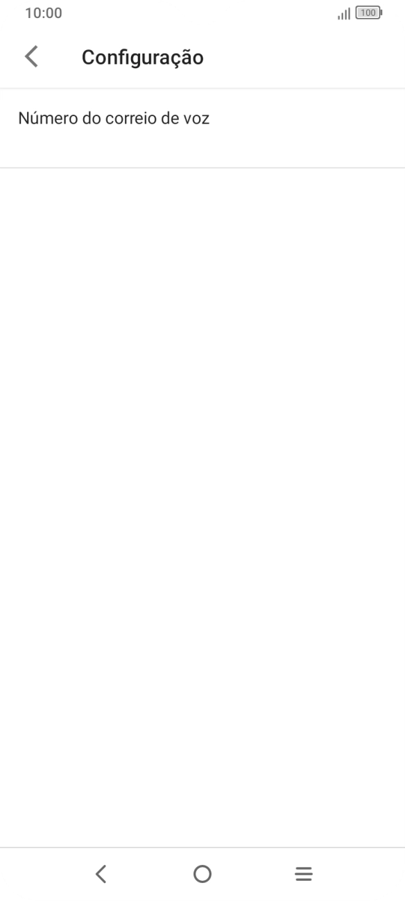 Prima Número do correio de voz.