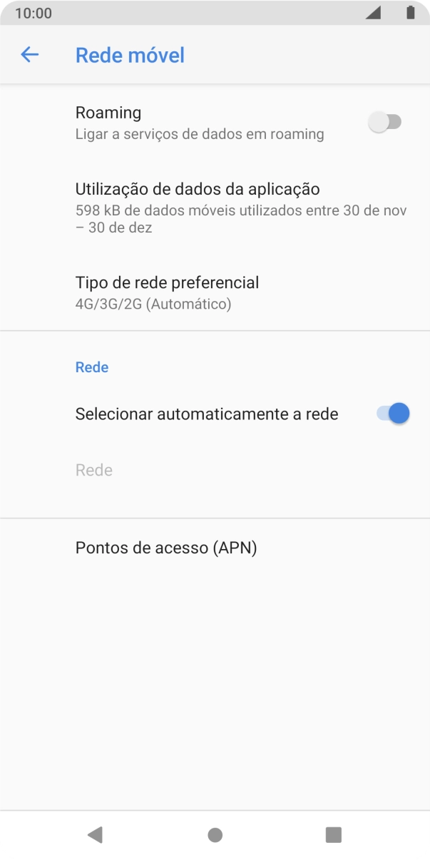 Prima Pontos de acesso (APN).