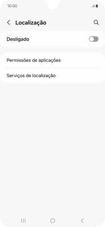 Prima o indicador para ativar ou desativar a função.