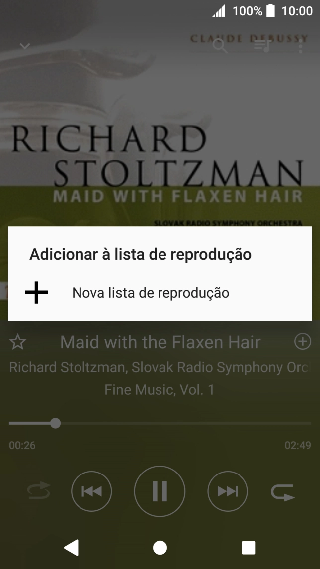 Prima Nova lista de reprodução.