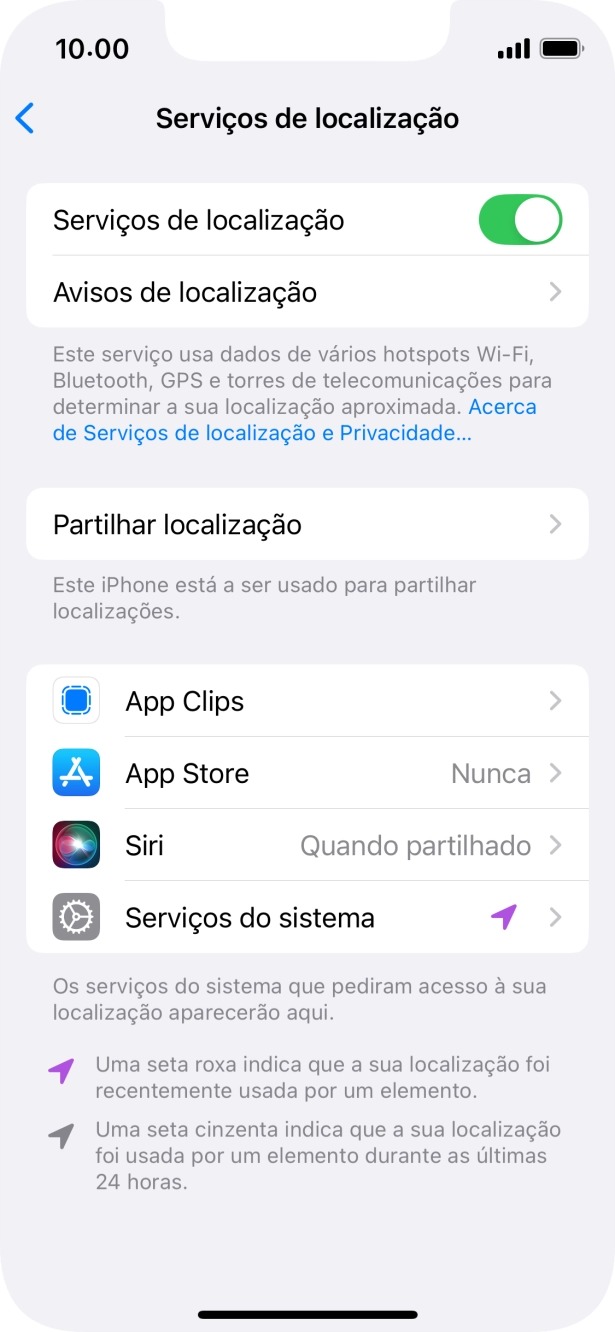 Prima a app pretendida.
