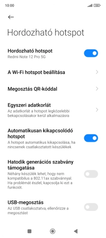 A befejezéshez, és ahhoz, hogy visszatérhess a főképernyőhöz, nyomd meg a főgombot.