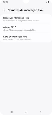 Prima Desativar Marcação Fixa.