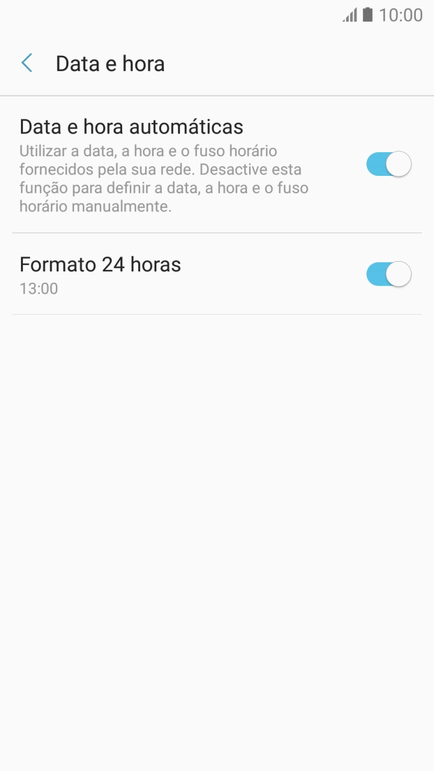 Prima a tecla de início para terminar e voltar ao ecrã inicial.