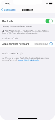 Húzd az ujjad felfelé a kijelző aljáról, hogy visszatérj a kezdőképernyőhöz.