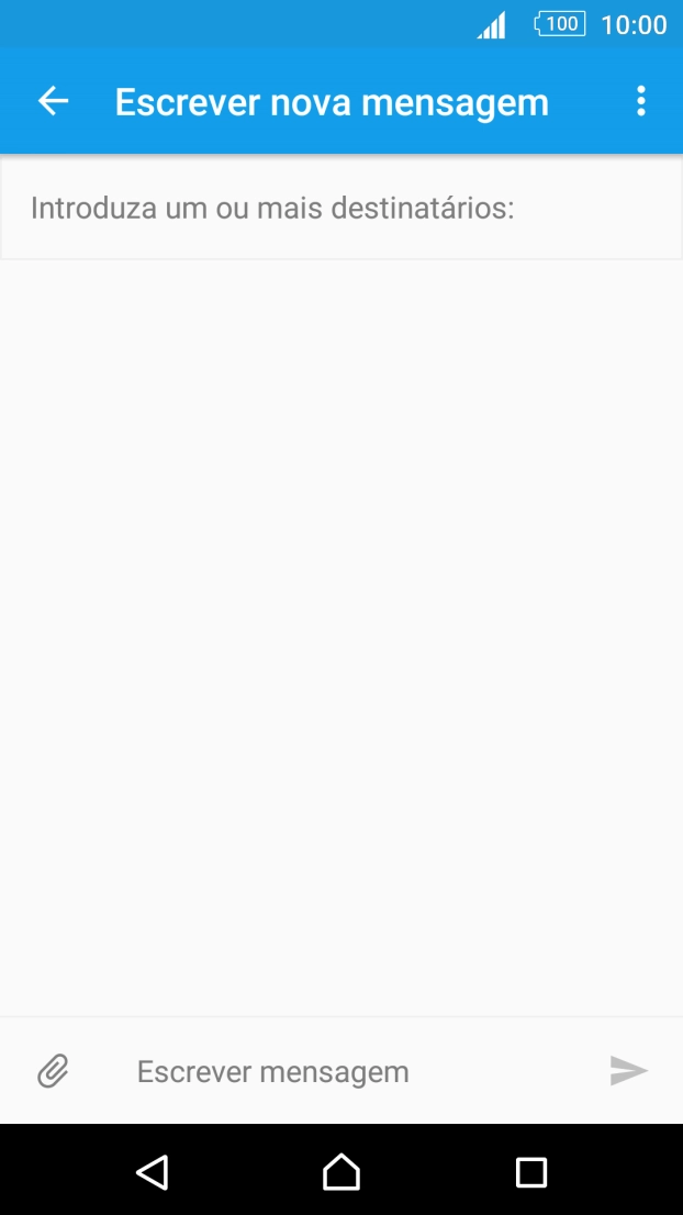 Prima Introduza um ou mais destinatários e introduza as primeiras letras do nome do destinatário.