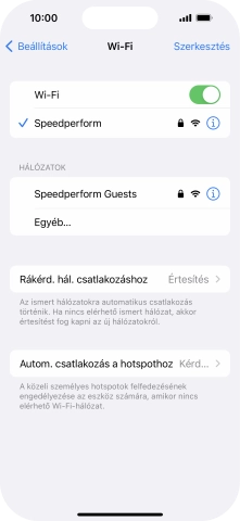 Húzd az ujjad felfelé a kijelző aljáról, hogy visszatérj a kezdőképernyőhöz.