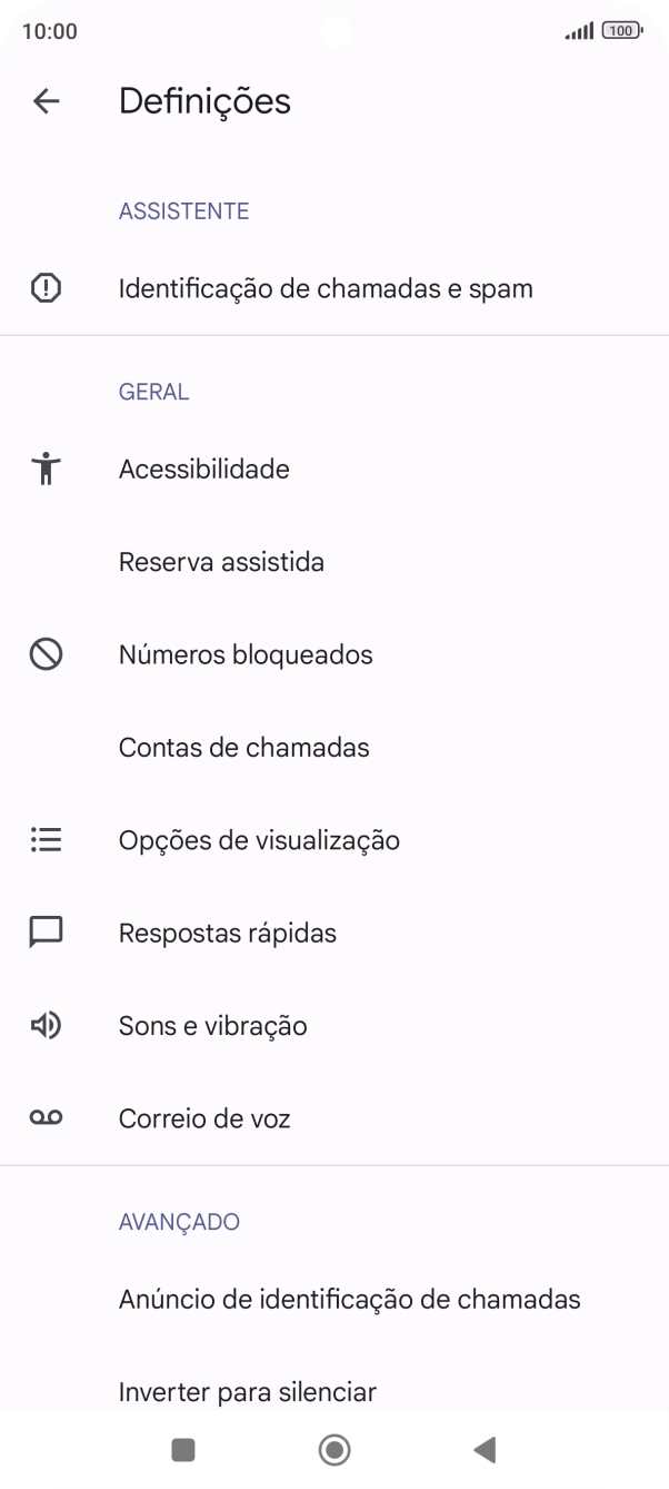 Prima Contas de chamadas.