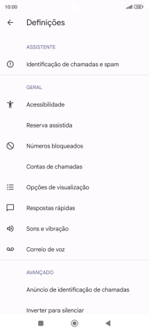 Prima Contas de chamadas.