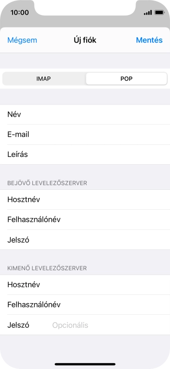 Kattints a Jelszó mezőre, és írd be az e-mail-fiókodhoz tartozó jelszót.