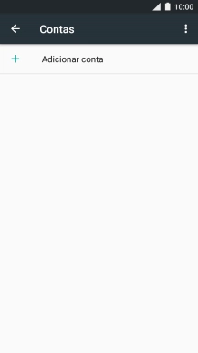 Prima Adicionar conta.