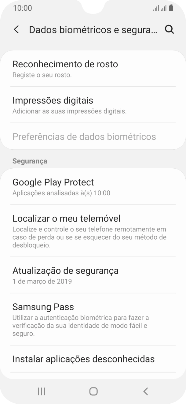Prima Impressões digitais.