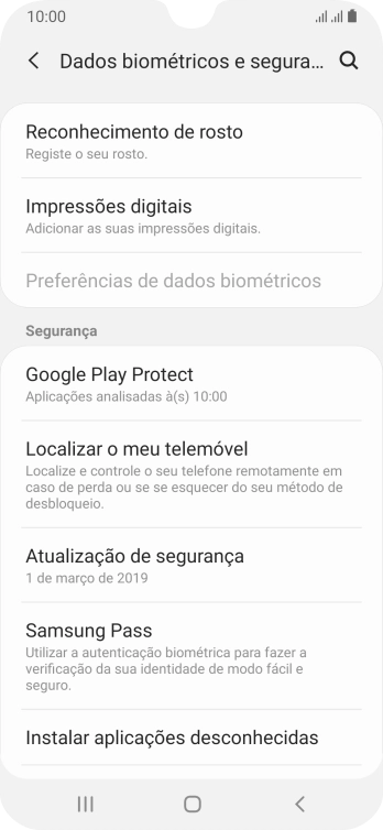 Prima Impressões digitais.