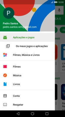 Prima Os meus jogos e aplicações.