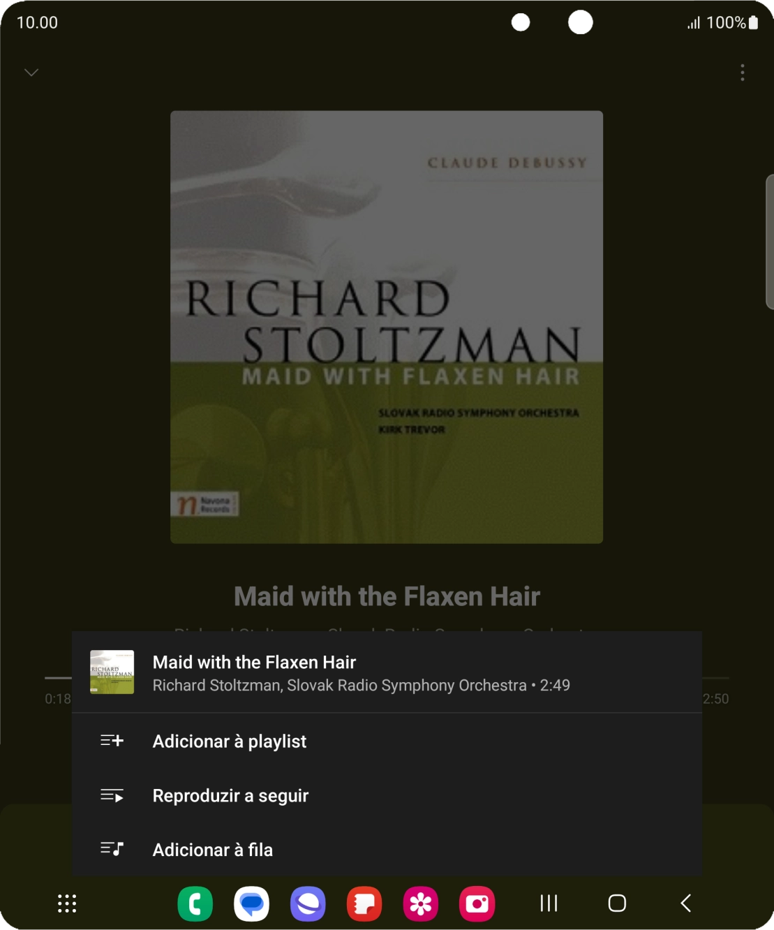 Prima Adicionar à playlist.