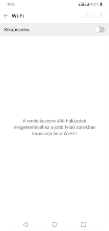 Kattints a csúszkára a funkció bekapcsolásához.