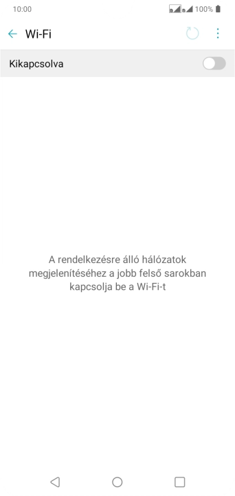 Kattints a csúszkára a funkció bekapcsolásához.
