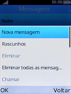 Escolha Nova mensagem.