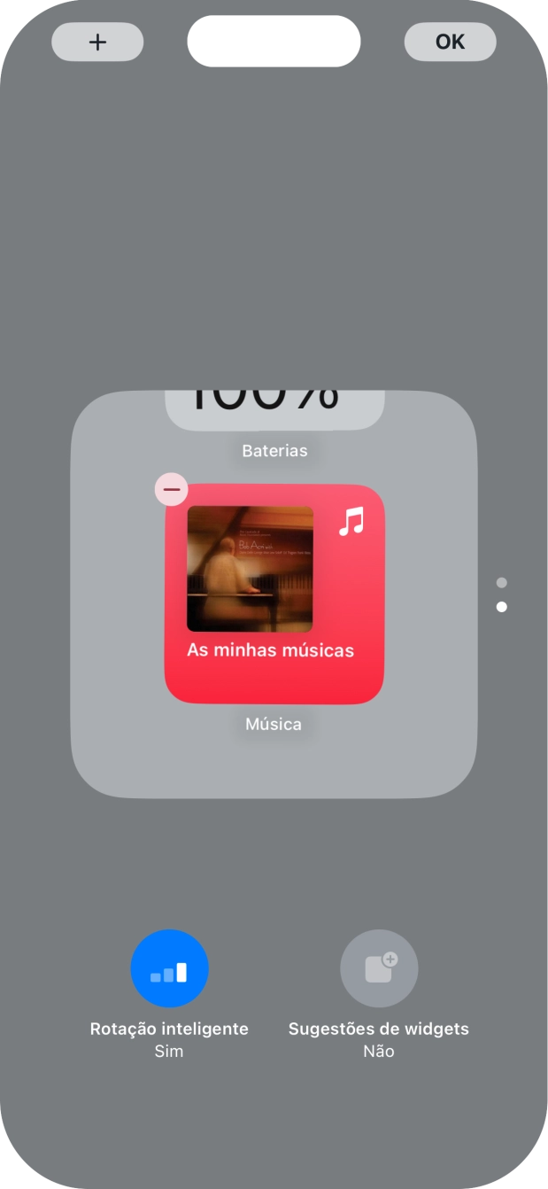 Prima Rotação inteligente para ativar ou desativar a função.