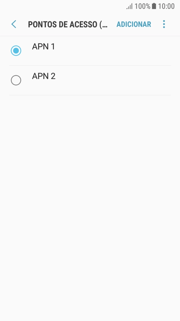 Prima o campo junto à ligação de dados para a ativar.