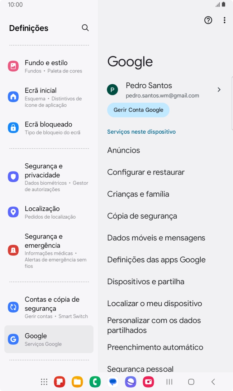 Prima Localizar o meu dispositivo.