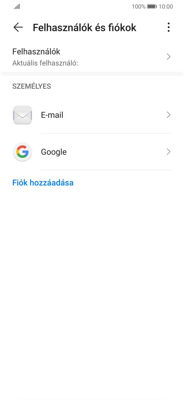 Húzd az ujjad felfelé a kijelző aljáról, hogy visszatérj a kezdőképernyőhöz.
