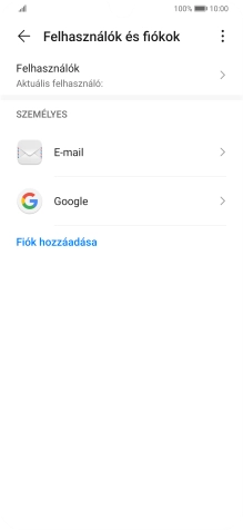 Húzd az ujjad felfelé a kijelző aljáról, hogy visszatérj a kezdőképernyőhöz.