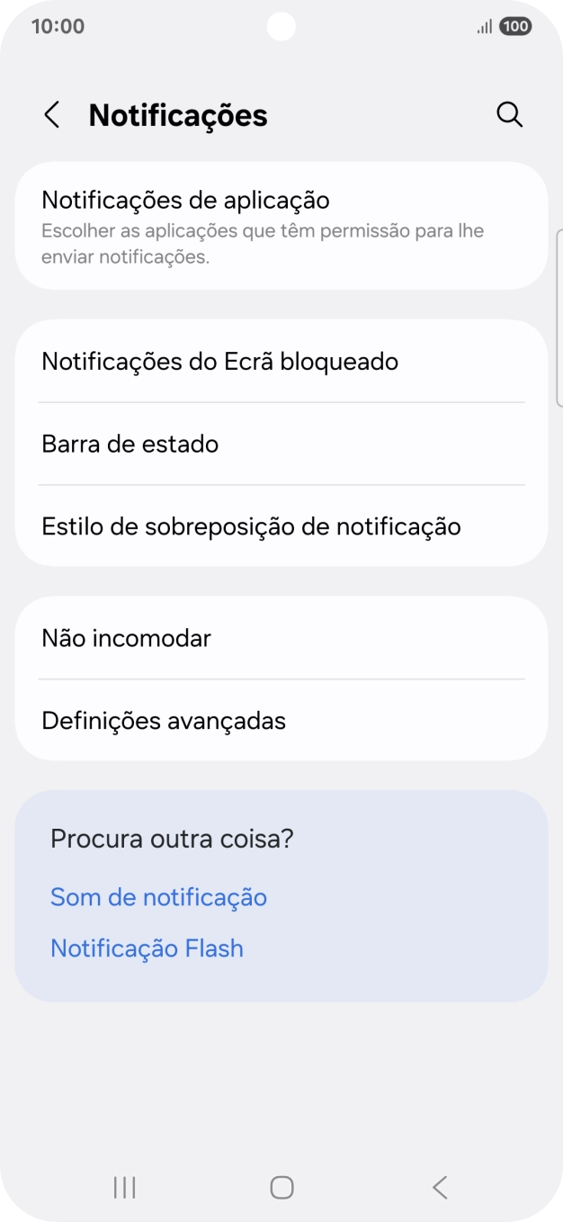 Prima Notificações de aplicação.