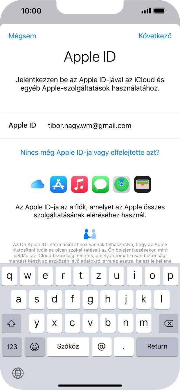Válaszd a Következő lehetőséget.
