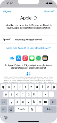 Válaszd a Következő lehetőséget.