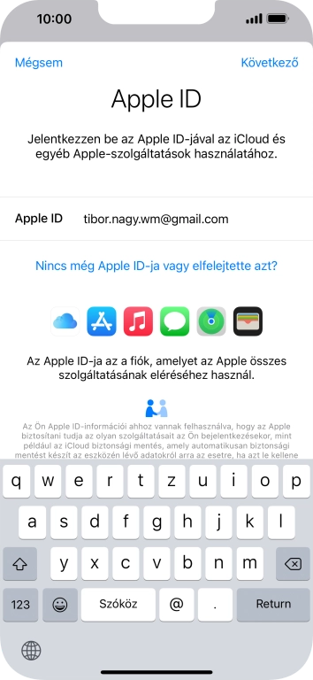 Válaszd a Következő lehetőséget.