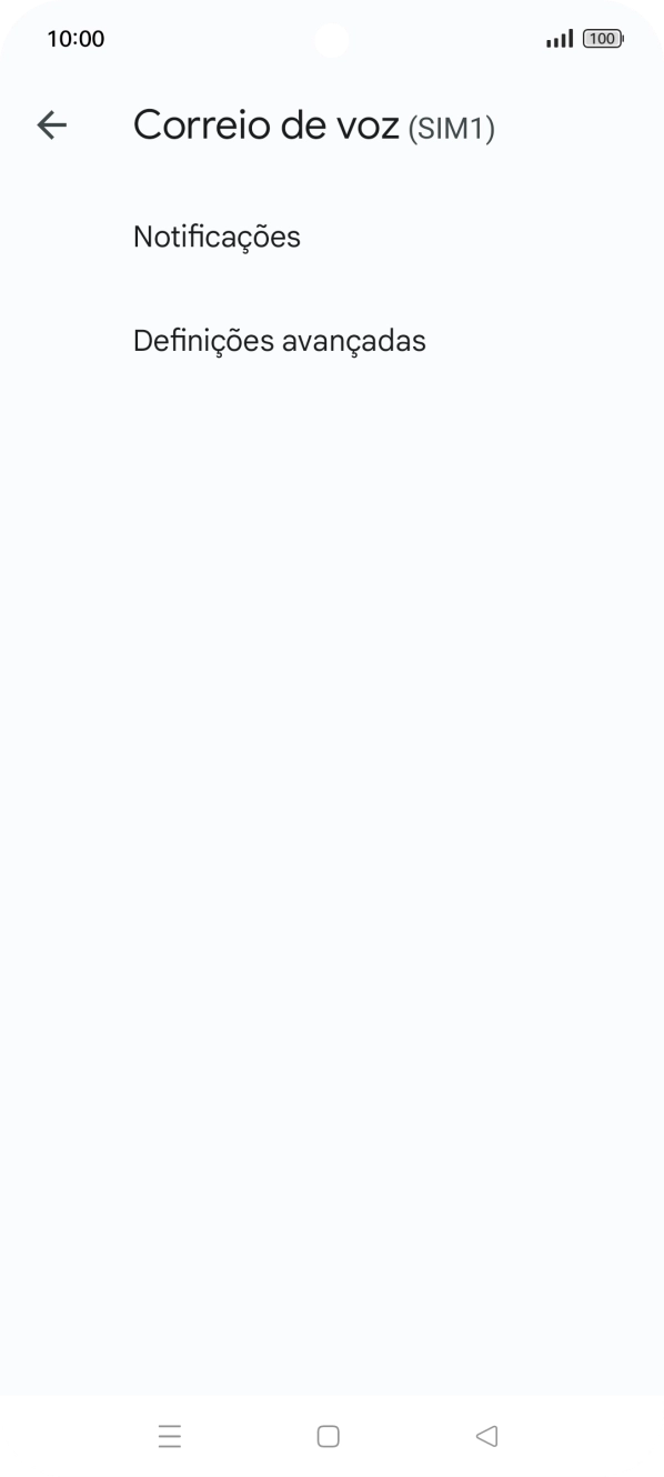 Prima Definições avançadas.