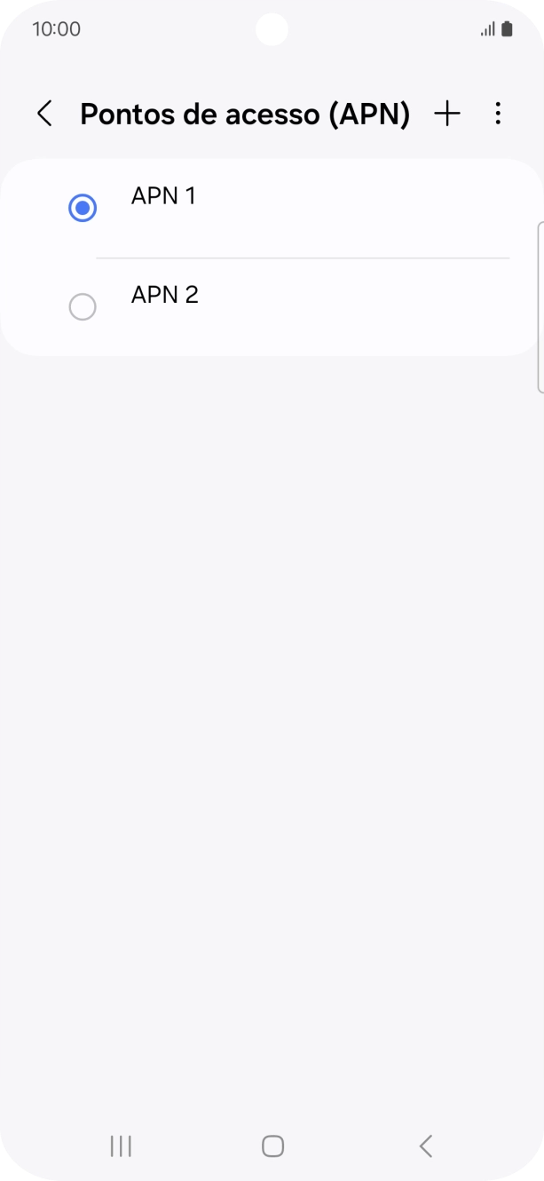 Prima o campo junto à ligação de dados para a ativar.