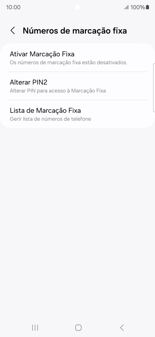 Prima Ativar Marcação Fixa.