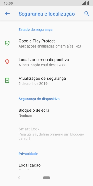 Prima a tecla de início para terminar e voltar ao ecrã inicial.