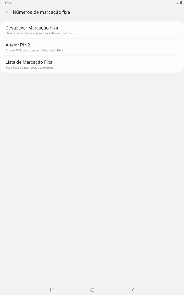 Prima Desactivar Marcação Fixa.