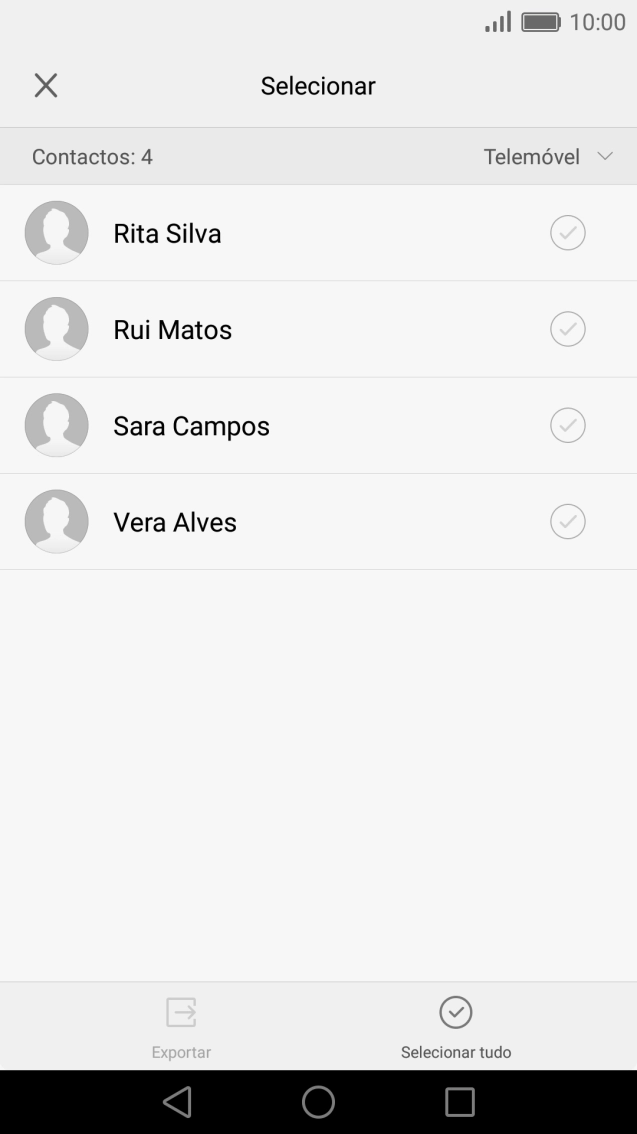 Prima Selecionar tudo.