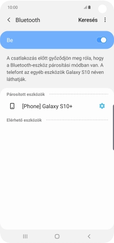 A befejezéshez, és ahhoz, hogy visszatérhess a főképernyőhöz, nyomd meg a főgombot.