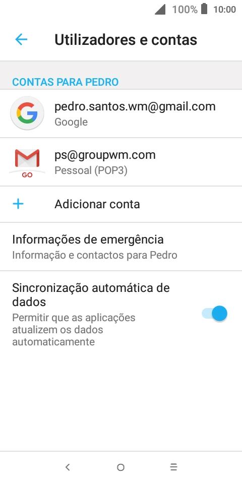 Prima a tecla de início para terminar e voltar ao ecrã inicial.