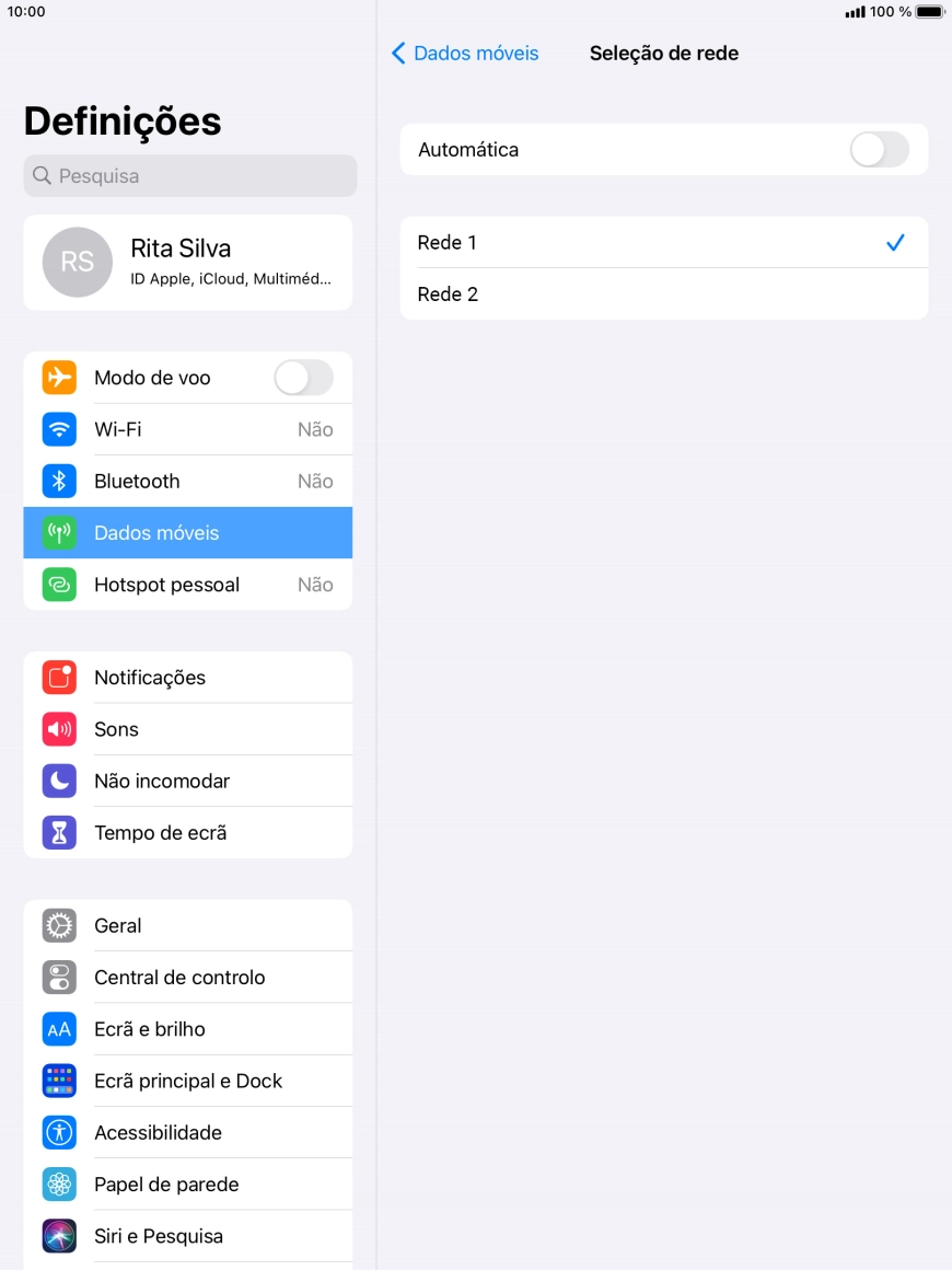 Prima a tecla de início para terminar e voltar ao ecrã inicial.