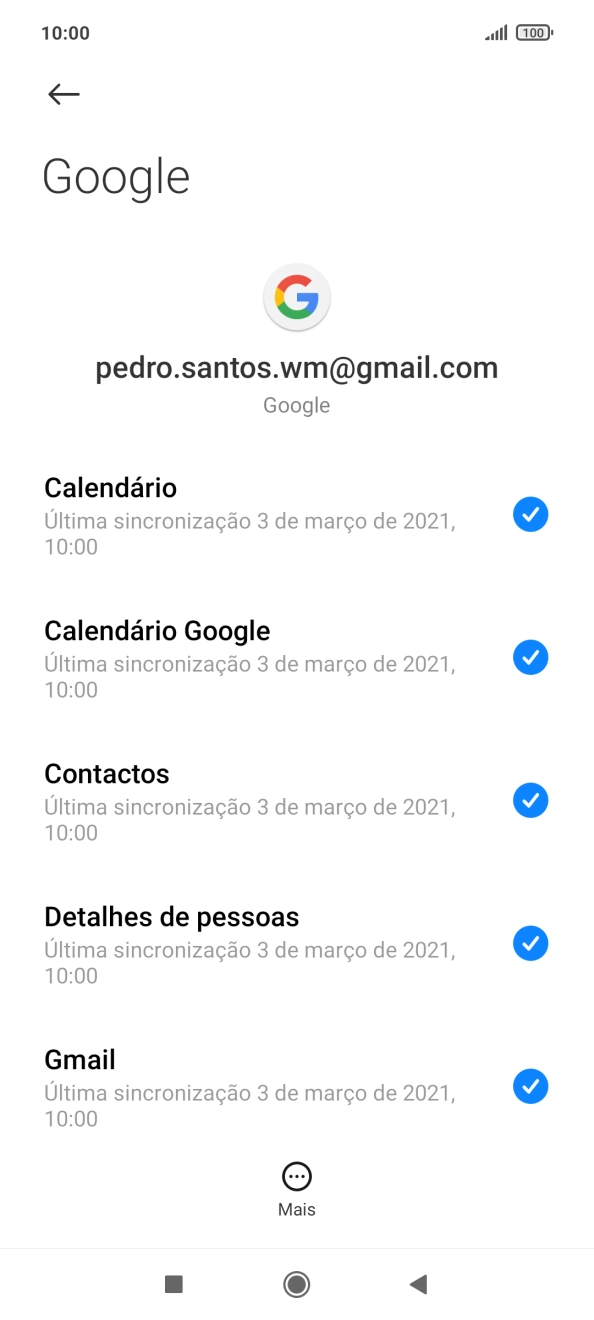 Prima a tecla de início para terminar e voltar ao ecrã inicial.