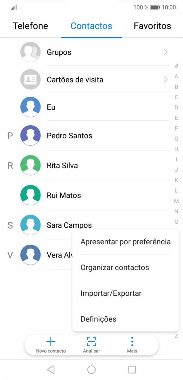 Prima Importar/Exportar.