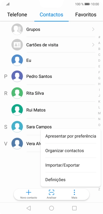 Prima Importar/Exportar.